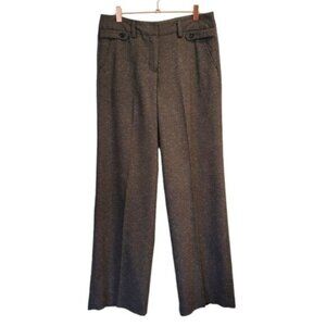 Sandro | Wide Leg Pleated Front Dress Trouser Pants Gray